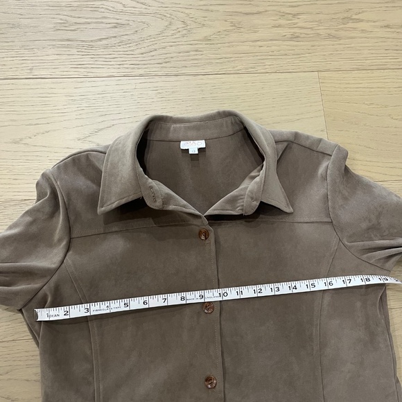 CLEO faux suede jacket - Picture 3 of 4